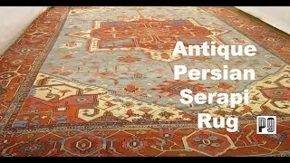 PGNY Antique Carpets & Tapestries - Item # 31640 Antique Persian Serapi Rug 22'3