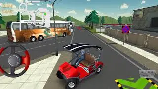 Smart Taxi City Passenger Driver || City Car Driving || Transport Department || Transport Office