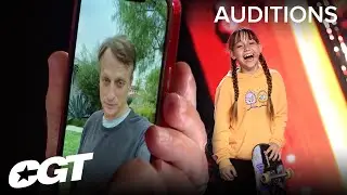 SKATER Reese Nelson Has A Special Connection To TONY HAWK | Canada’s Got Talent
