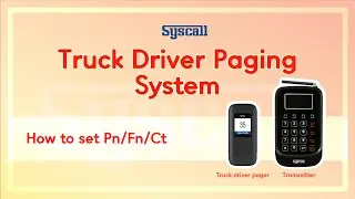 How to set channel number [Pn] & pager number [Fn] & pager alarm time [Ct]