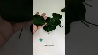 Hibiscus leaves🍃 Decoration ideas for Ganesh chaturthi Festival#actstudiotipsy#shorts#youtubeshorts