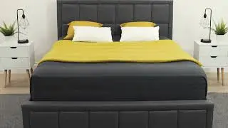 Cassia Storage Bed With Ottoman Lift Base