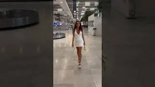 Walking in Paris airport 🇫🇷 #model #travel #france