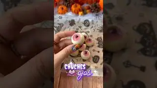 Gomitas de ojos para halloween 👻#recetas #recetasfaciles #kawaii