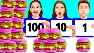 100 Layers of Food Challenge | Crazy Cooking Battle by KaZaZa