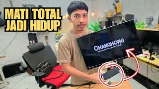 TV Mati Total, Nggak Dibongkar&hellip; Cuma Pakai Adaptor 12V