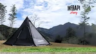 2 Days SOLO CAMPING IN THE RAIN WITH MAGICAL OF MERAPI MOUNTAIN