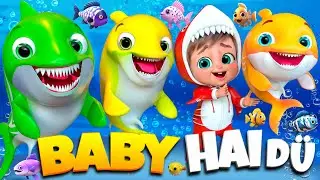 Baby Hai Fröhliche Wellen | Kinderreime für Kinder | Super Luca Deutsch #kinderlieder