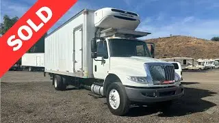 Stock# 3395-2015 International 26&rsquo; Reefer Box TruckThermo King reefer freezer unit T880