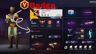 How to Get V Badge in Your Free Fire Profile (With Code) ✅2025