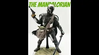ASMR Cleaning Mandalorian & Grogu Hot Toys | Relaxing Star Wars Figure Sounds