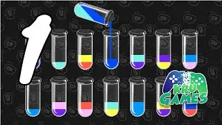 SortPuz 3D: Free Water Sorting Puzzle Game Gameplay #1 All Levels (Android, IOS)