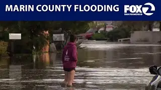 King Tides prompt street flooding in Marin County