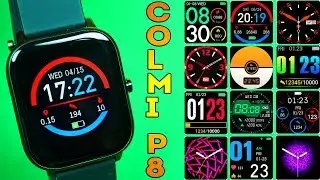 COLMI P8 | Лучшие СМАРТ ЧАСЫ за 21$ | 255 ЦИФЕРБЛАТОВ !