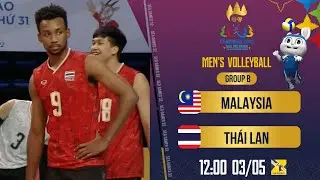 Full Match | Malaysia - Thailand | มาเลเซีย-ไทย Group B - Men's Volleyball SEA Games 32