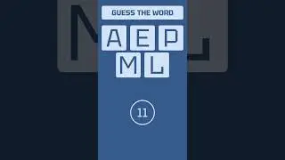 CAN YOU GUESS THE SCRAMBLED WORD? WORD SCRAMBLE PUZZLE No. 314