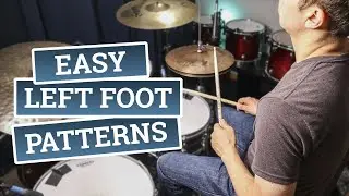 Left Foot Hi-Hat Patterns for Beginning Drummers