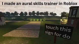 I made an aural skills game in roblox to trick my students into learning