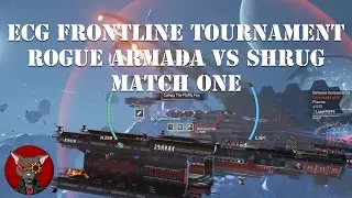 Fractured Space || ECG Frontline Tournament Rogue Armada vs Shrug Game 1