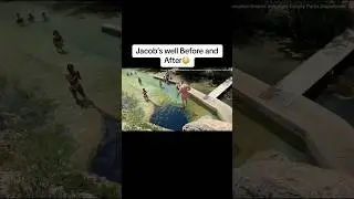 Jacob&rsquo;s well Before and After😳 #shorts