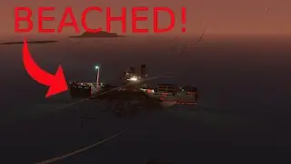 BEACHING a ship in STORMWORKS!