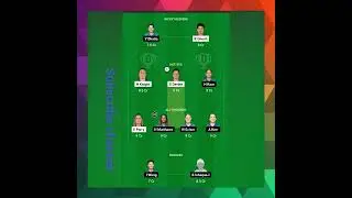Rcb vs MI best dream11 team today match #cricket #bcci #wpl