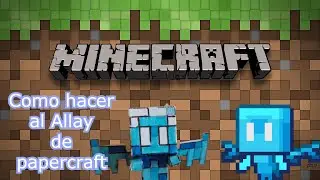 ✅Como hacer al Allay de minecraft de papel fácil y rápido¡¡ / #papercraft ⭐