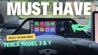 Tesla Model 3 & Y FY9 Integrated Screen | Apple Car Play | Android Auto | Front Bumper Camera