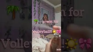 grwm for volleyball 🏐! QOTD:summers in 55 days, are you exited!♡ #vball #jvavolleyball #instavolley