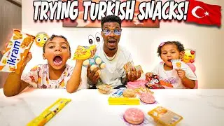 Впервые пробуем турецкие закуски! 🇹🇷🍫 Дегустация от папы и дочки