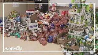 Gonzaga Prep loads up annual food drive donations