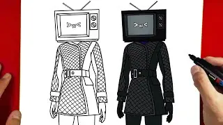 How to Draw TV WOMAN | Skibidi Toilet 66