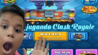 jugando Clash royale con 6000 copas