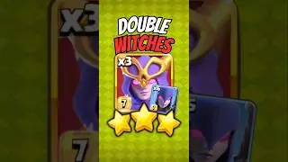 Double WITCH Army is REALLY FUN! #clashofclans