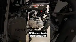 2025 Hero Super Splendor Xtec 125 Exhaust Sound | #anmotoexpo #shorts #cinematic