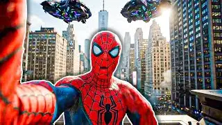 Spider-Man's WILDEST Day Ever - Alien Invasion in Times Square!