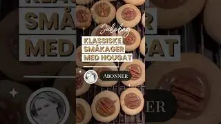 Gammeldags sm&aring;kager med nougat 😋 En opskrift p&aring; julesm&aring;kager 🎄 #jul #julebag #julebagning #christmas