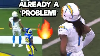 &lsquo;Rookie&rsquo; Quentin Johnston NFL &lsquo;DEBUT&rsquo; 🔥 Chargers Vs Rams NFL Preseason highlights