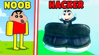 SHINCHAN STRENGTHEN his LEGS from ZERO to 899999 SIZE in ROBLOX with FRANKLIN & CHOP | DREAM SQUAD