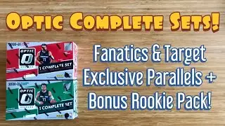 2020-21 Optic Basketball Complete Sets - Fanatics & Target - Exclusive Green & Purple Pulsar Rookies