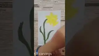 Bright and Beautiful flower painting / Acrylic painting flower