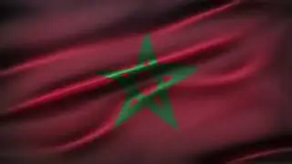 🚩Morocco Flag Waving | GREEN SCREEN & CHROMA MATTE🚩
