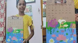Honey exam pad meda entha baga aquatic plants🌱& flowers🌸tho thana DOF birth ni paint esindo chudandi