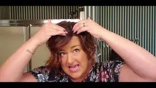 WIG REVIEW: Rene of Paris Rae in Crimson LR |  EDGY, FUN WIG!
