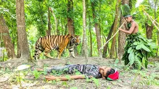 Tiger Attack Man In Forest | Tiger Attack Hunter | Tiger Attack Stories