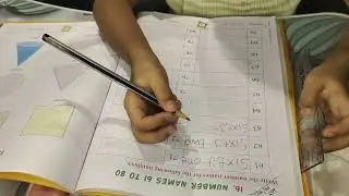 Write the Number Names 61 to 80 #study #smartkids #kidseducatio #education #schoolwork 
