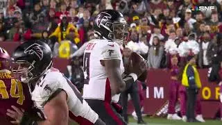 Michael Penix Jr. CLUTCH Touchdown to Kyle Pitts on 4th down
