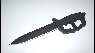 Как сделать боевой  нож  из бумаги