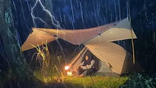 LONG HEAVY RAIN WITH THUNDERSTORM‼️VERY HEAVY RAIN, THUNDERS & LIGHTNING‼️
