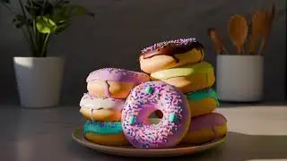 Donut Render - Blender 4.5 LTS @blenderguru @BlenderOfficial